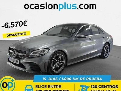 Usado Mercedes C200 AMG 184 CV (135 kW) 2021 Gris Berlina