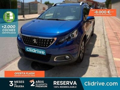 Usado Peugeot 2008 Signature Sky 110 CV (80 kW) 2019 Azul SUV