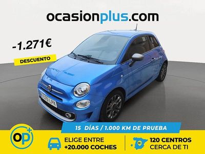 Usado Fiat 500 S 70 CV (51 kW) 2021 Azul Berlina