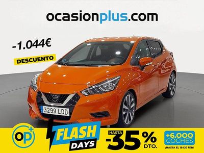 Usado Nissan Micra N-Connecta 117 CV (86 kW) 2019 Naranja Utilitario