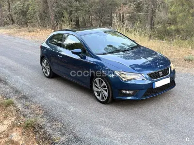 Usado Seat Leon SC FR 150 CV (110 kW) 2016 Azul Utilitario