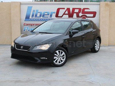 Usado Seat Leon Style 105 CV (77 kW) 2014 Negro Berlina