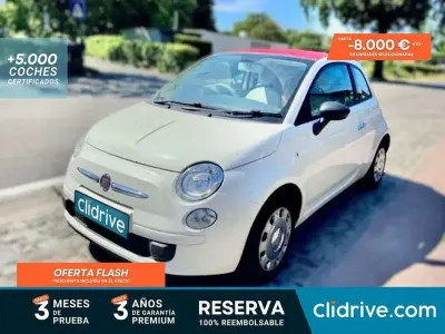 Usado Fiat 500C Pop 69 CV (50 kW) 2010 Blanco Descapotable