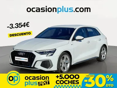 Usado Audi A3 S-Line 150 CV (110 kW) 2023 Blanco Berlina