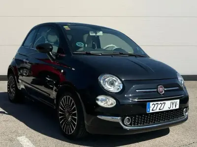 Usado Fiat 500 Lounge 95 CV (69 kW) 2017 Negro Berlina