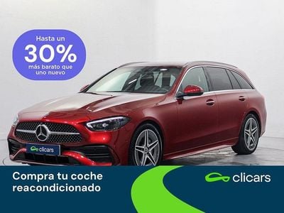 Usado Mercedes C220 197 CV (144 kW) 2021 Rojo Familiar