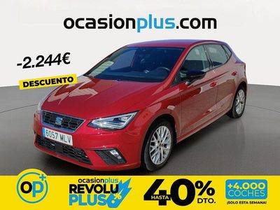 Usado Seat Ibiza FR 110 CV (80 kW) 2023 Rojo Berlina