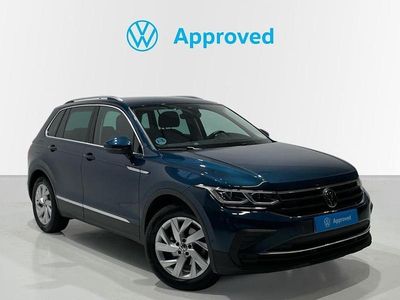 Azul Usado 2021 VW Tiguan Life SUV | 25.990 € (Buen precio)