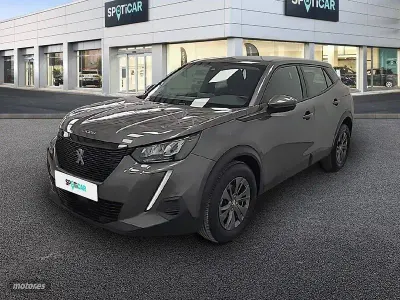 Usado Peugeot 2008 Active 100 CV (73 kW) 2021 Gris SUV