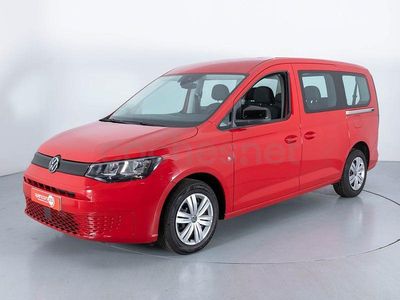 Usado VW Caddy Maxi 122 CV (89 kW) 2024 Rojo Monovolumen