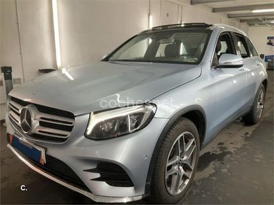 Usado Mercedes GLC250 AMG line 211 CV (155 kW) 2017 Gris / plata SUV