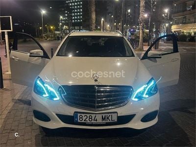 Usado Mercedes E350 Elegance 211 CV (155 kW) 2013 Blanco Familiar