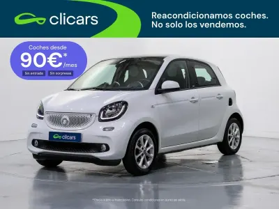 Usado Smart ForFour Passion 71 CV (52 kW) 2015 Blanco Utilitario