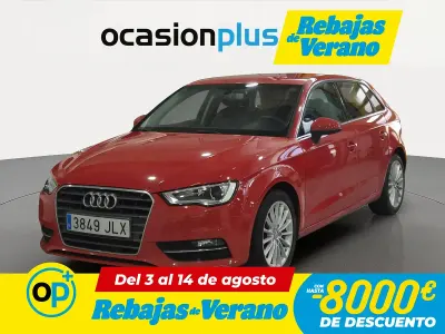 Usado Audi A3 Advanced Plus 110 CV (80 kW) 2016 Rojo Berlina