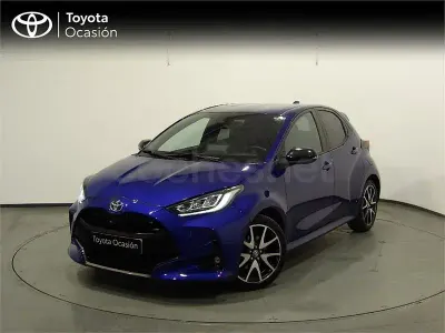 Usado Toyota Yaris Hybrid Style 116 CV (85 kW) 2021 Azul Berlina