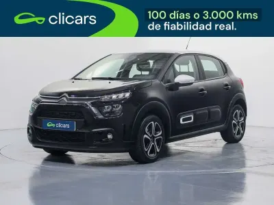 Käytetty Citroën C3 Feel 110 HP (80 kW) 2022 Musta Viistoperä