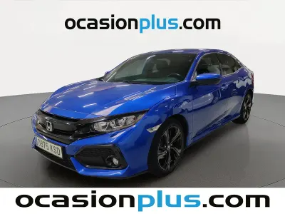 Begagnad Honda Civic Elegance 129 HK (94 kW) 2018 Blå Sedan
