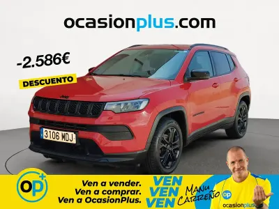 Usado Jeep Compass Night Eagle 130 CV (95 kW) 2023 Rojo SUV