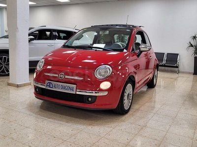 Usado Fiat 500 Lounge 101 HP (74 kW) 2008 Vermelho Sedan