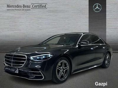 Usado Mercedes S400 AMG line 330 CV (242 kW) 2021 Negro Berlina