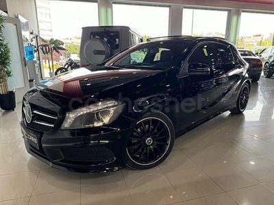 Usado Mercedes A200 AMG line 156 CV (114 kW) 2014 Negro Berlina