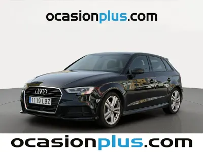 Usado Audi A3 Sportback S-Line 150 CV (110 kW) 2019 Negro Utilitario