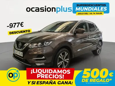 Usado Nissan Qashqai N-Connecta 115 CV (84 kW) 2018 Marrón SUV
