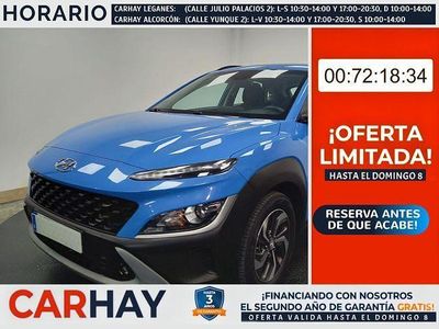 Azul Usado 2021 Hyundai Kona SUV | 16.290 € (Precio justo)