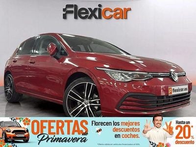 Usado VW Golf VIII Life 110 CV (80 kW) 2023 Rojo Berlina