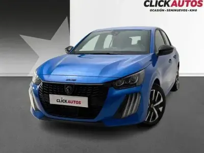 Usado Peugeot 208 Active 100 CV (73 kW) 2024 Negro Utilitario