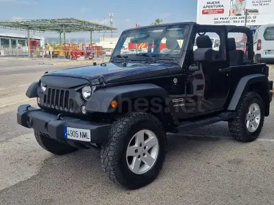Usado Jeep Wrangler Unlimited 284 CV (208 kW) 2018 Negro SUV