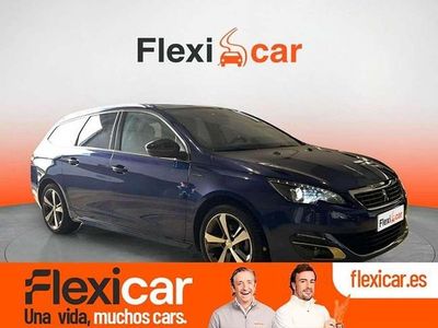 Usado Peugeot 308 SW Access 131 CV (96 kW) 2015 Azul Familiar