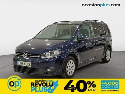 Usado VW Touran Edition 105 CV (77 kW) 2015 Azul Monovolumen