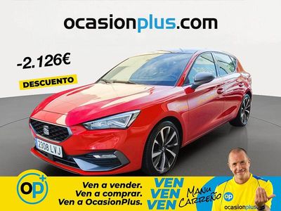 Usado Seat Leon FR 150 CV (110 kW) 2021 Rojo