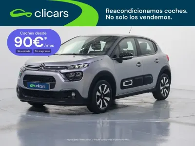 Usado Citroën C3 Feel 83 CV (61 kW) 2021 Gris Utilitario