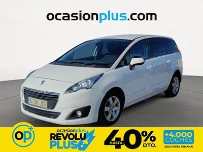 Usado Peugeot 5008 Active 115 CV (84 kW) 2015 Blanco Monovolumen