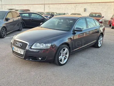Usado Audi A6 180 CV (132 kW) 2007 Negro Berlina