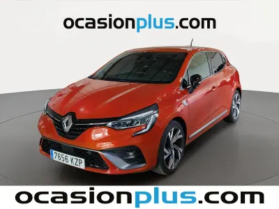Usado Renault Clio RS Line 101 CV (74 kW) 2019 Naranja Utilitario