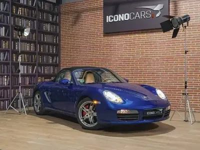 Usado Porsche Boxster S 295 CV (216 kW) 2006 Azul Descapotable