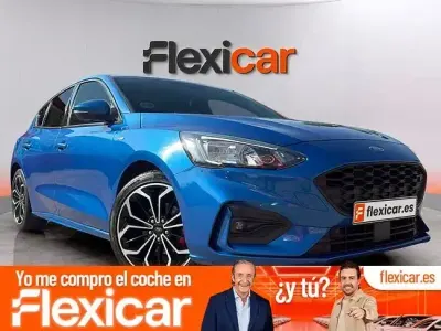 Usado Ford Focus ST-Line 125 CV (91 kW) 2020 Azul Berlina