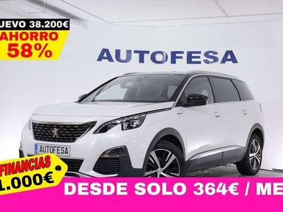 Blanco Usado 2018 Peugeot 5008 GT-line Monovolumen | 15.350 € (Precio justo)