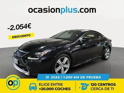 Negro Usado 2016 Lexus RC300h Executive Line Coupe | 21.936 € (Precio justo)