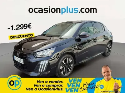 Usado Peugeot 208 Allure 102 CV (75 kW) 2025 Negro Utilitario