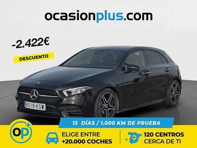 Usado Mercedes A200 163 CV (119 kW) 2019 Negro Berlina