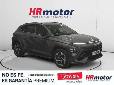 Usado Hyundai Kona N Line 143 CV (105 kW) 2024 Gris SUV