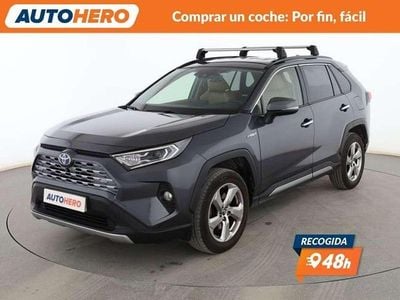 Usado Toyota RAV4 Hybrid Luxury 222 CV (163 kW) 2019 Gris SUV