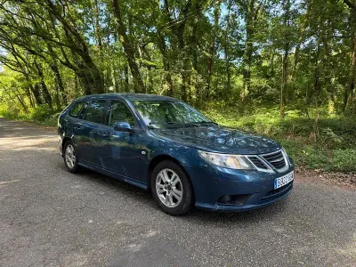 Usado Saab 9-3 Linear 150 CV (110 kW) 2009 Azul Utilitario