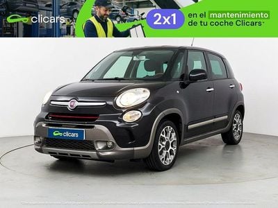 Usado Fiat 500L Trekking 85 CV (62 kW) 2015 Negro Monovolumen