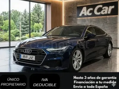 Usado Audi A7 Sportback S-Line 286 CV (210 kW) 2019 Negro Utilitario
