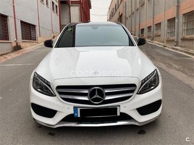 Blanco Usado 2015 Mercedes C220 AMG line Berlina | 18.000 € (Un poco caro)